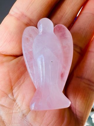 Anjo de Quartzo Rosa