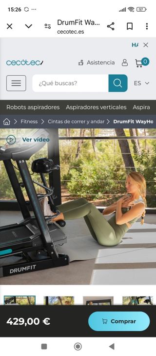 Cinta de andar cecotec