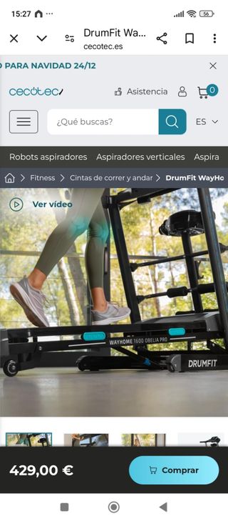 Cinta de andar cecotec