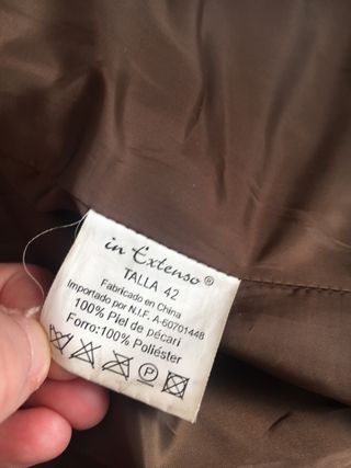 Cazadora piel talla 42