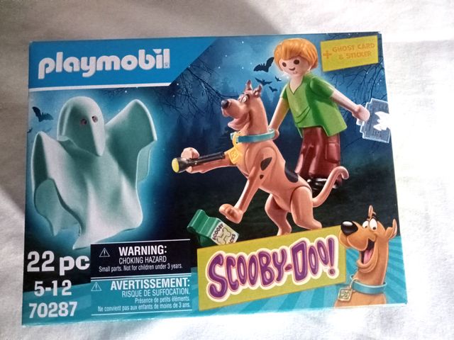 Conjunto Playmobil Scooby Doo e Shaggy (Novo)