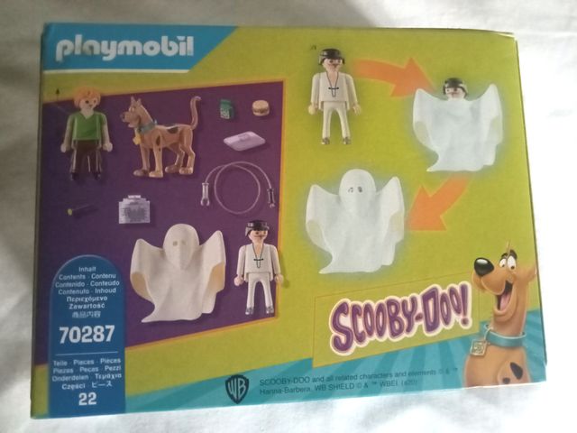 Conjunto Playmobil Scooby Doo e Shaggy (Novo)
