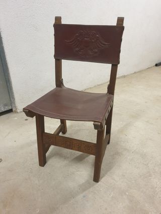 Silla de cuero