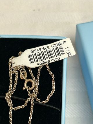 Collar con colgante flor de plata 925