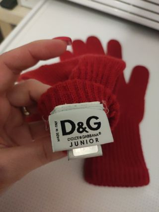 Guanti D&G misto lana.