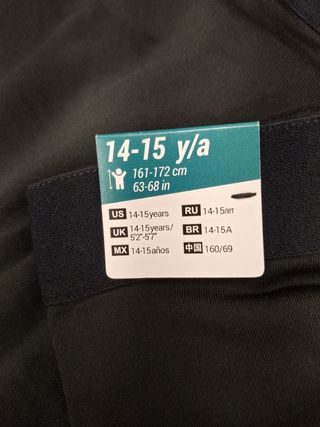 Pantalón termico talla 14/15 años 161_172 cm