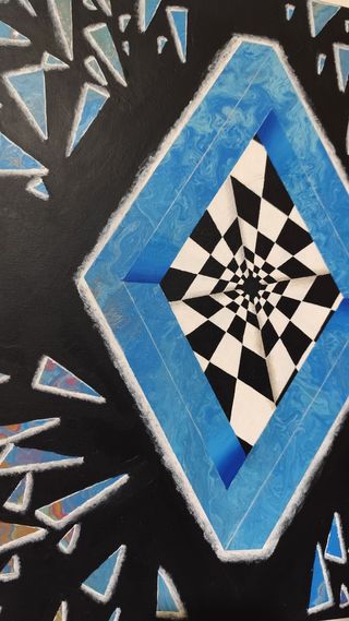 Dipinto illusione ottica