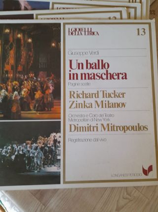 Lotto vinili 78 giri lirica