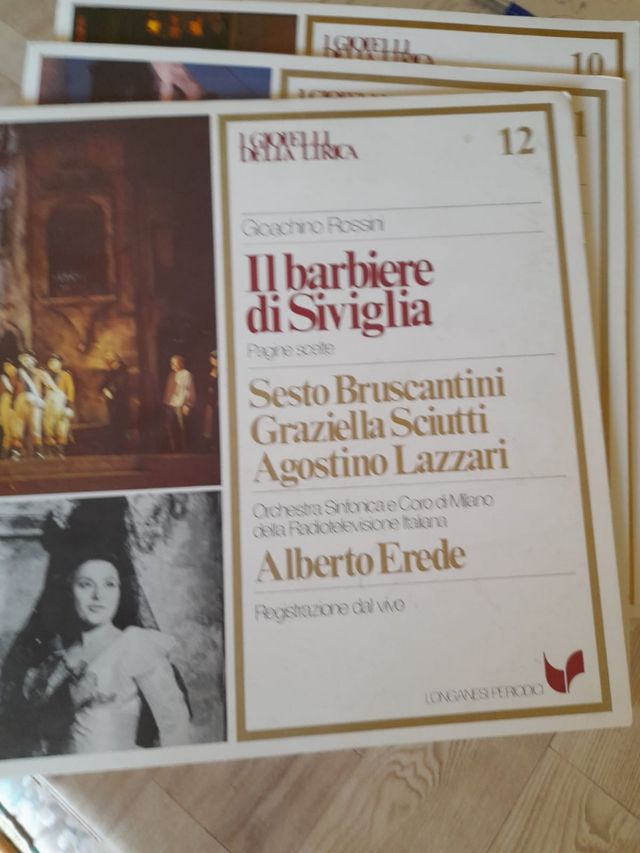 Lotto vinili 78 giri lirica