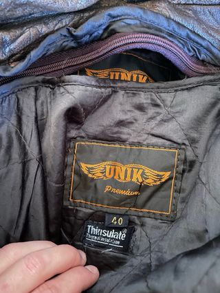 Chaqueta de cuero vintage americana