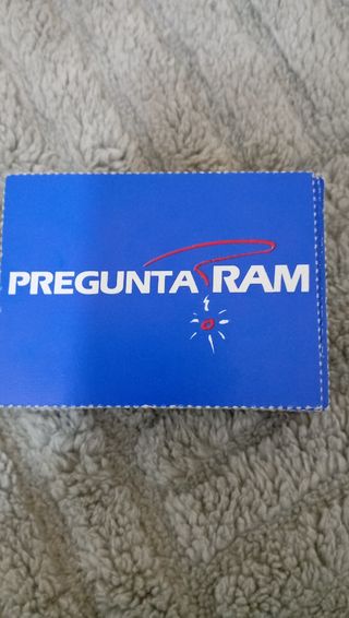Tarjetas juego de pregunta RAM