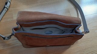 Bolso de ante beige