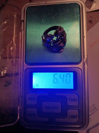 Anillo Isabelino Plata Amatista y Esmeralda Verde