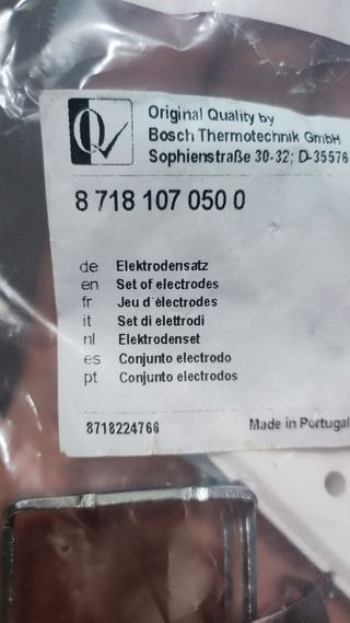 ELECTRODOS CALDERA JUNKERS EUROLINE