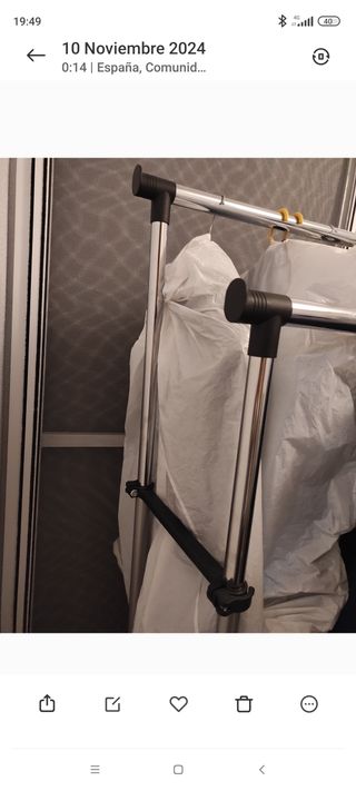 Burro para colgar ropa