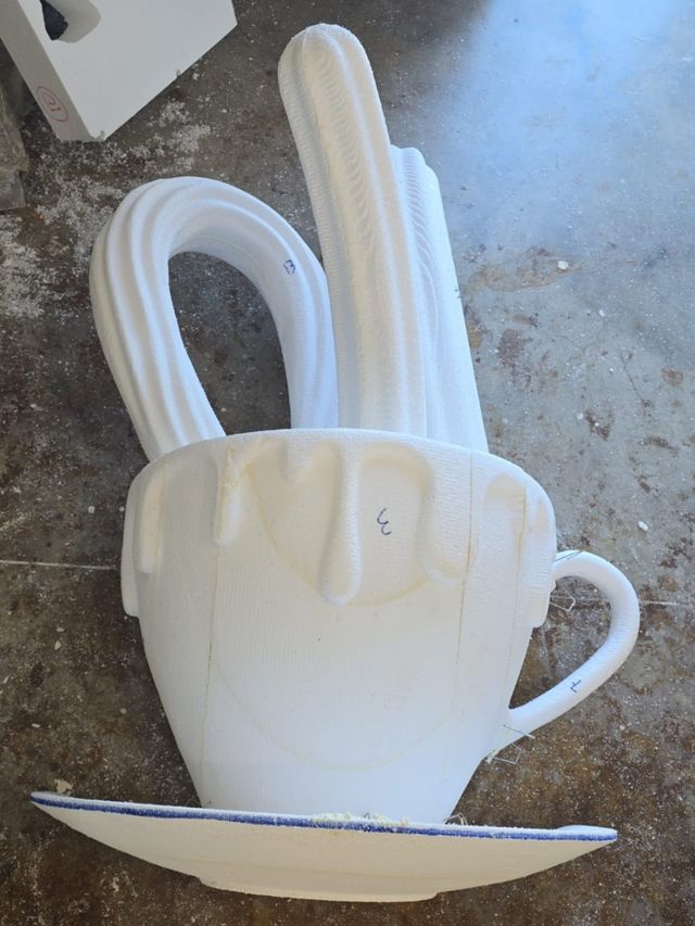 Decoración churreria taza chocolate 