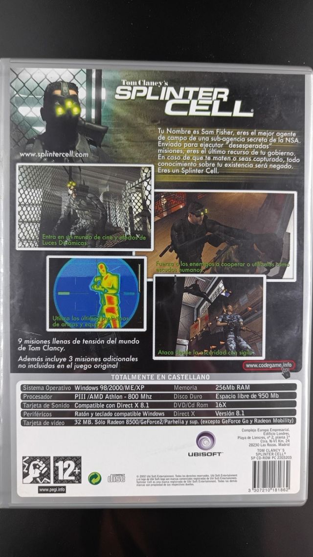 Splinter Cell PC juego