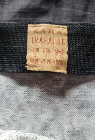 Minifalda pata gallo Zara
