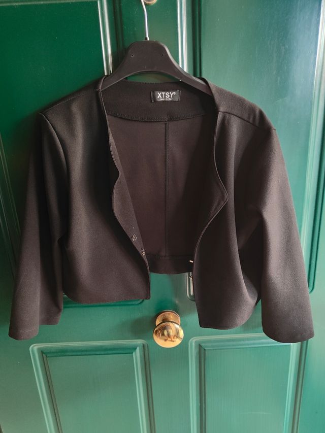 Bolerino donna taglia 46 colore nero 