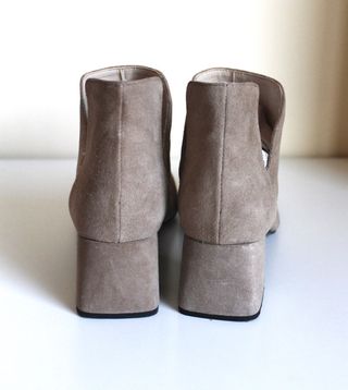 Botines ante con tacón