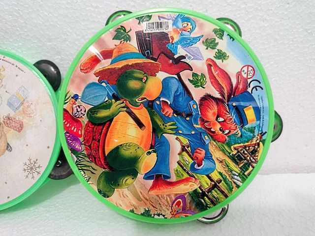 LOTE DE 2 PANDERETAS VINTAGE