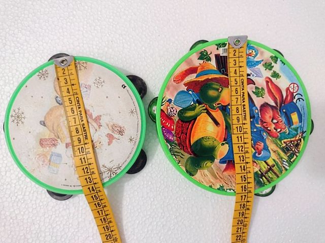 LOTE DE 2 PANDERETAS VINTAGE