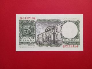 Billetes españoles ✅️ 5 pesetas 1954 ✅️