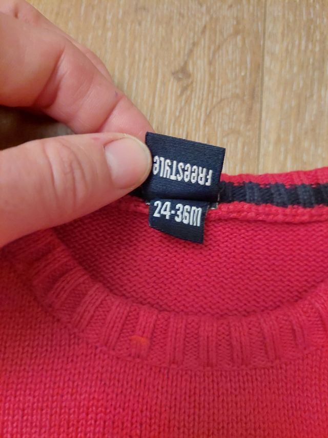 Jersey rojo Freestyle 24-36 meses