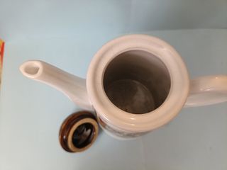 Tetera de cerámica vintage