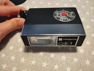 Cámara fotos Yashica Electro 35 + Flash Miniauto