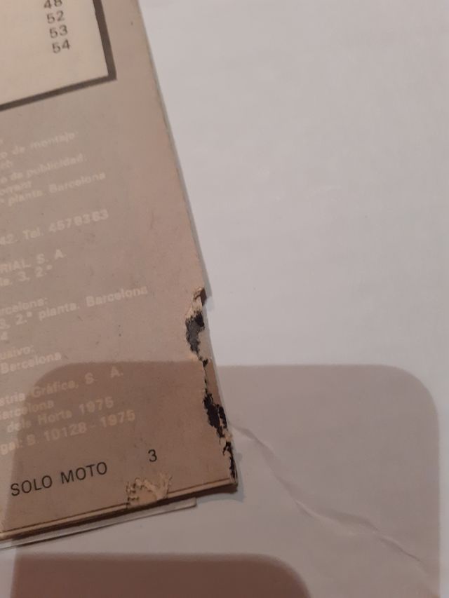 Revista Solo Moto. Año 2. Número 45. 9 Julio 1976