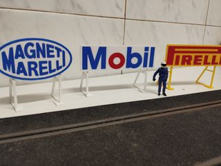 Decoración Scalextric-slot,carteles