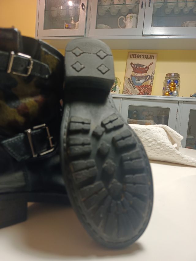 Botines de piel talla 37