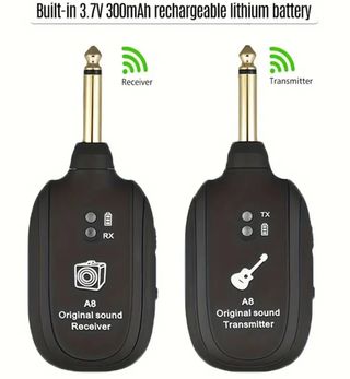 Sistema inalambrico UHF pata guitarra
