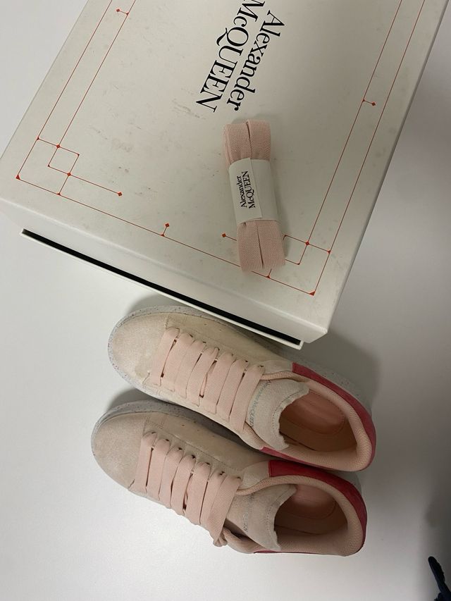 Alexander Mcqueen Oversize Suede Sneakers