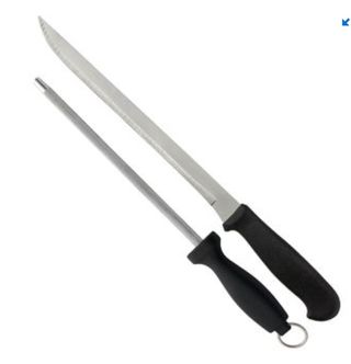 Soporte jamonero cuchillo y afilador