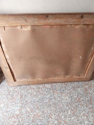 Quadro con cornice liberty antica 
