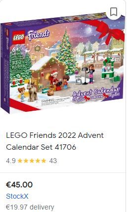Lego Calendario Adviento (NUEVO CAJA PRECINTADA)