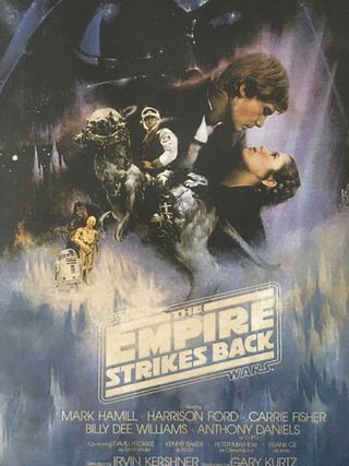 Cuadro-póster vintage de Star Wars