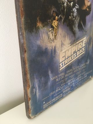 Cuadro-póster vintage de Star Wars