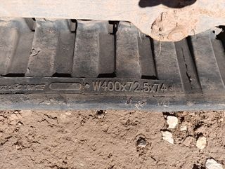 Oruga de goma para giratoria  5t