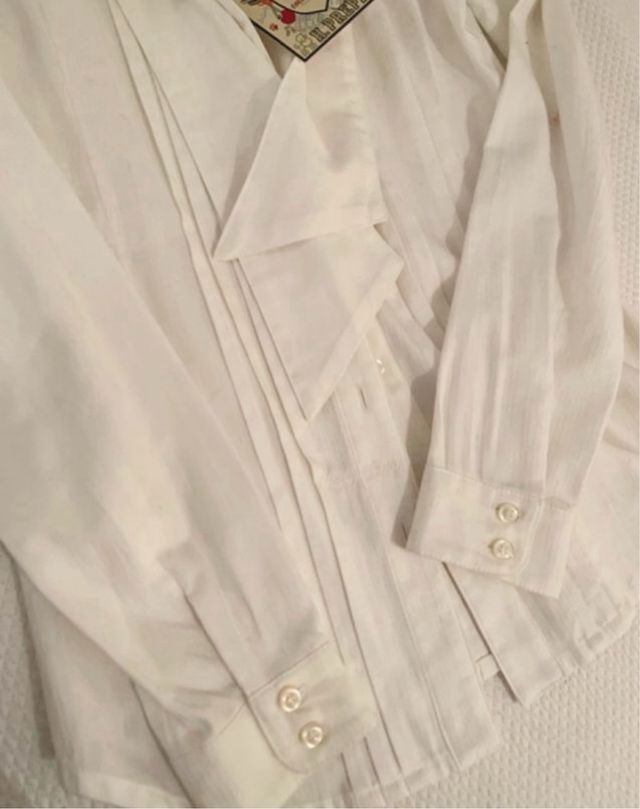 Camisa blanca lazo Holy Highly preppy xs