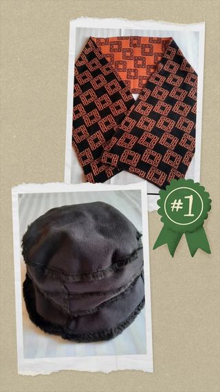 Conjunto gorro y bufanda mujer.