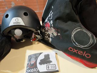 Patines en línea oxelo + casco +protecciones