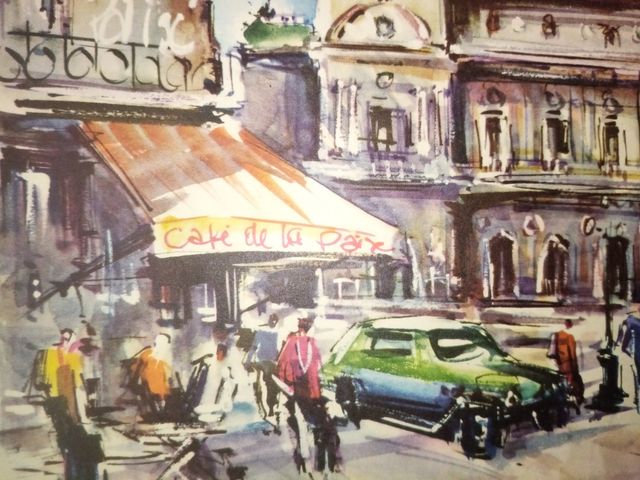 Lote. Marius Girard. pintor francés. 2 cuadros