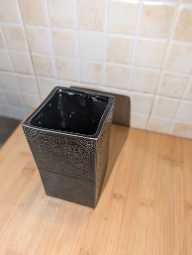 Portaspazzolino in ceramica