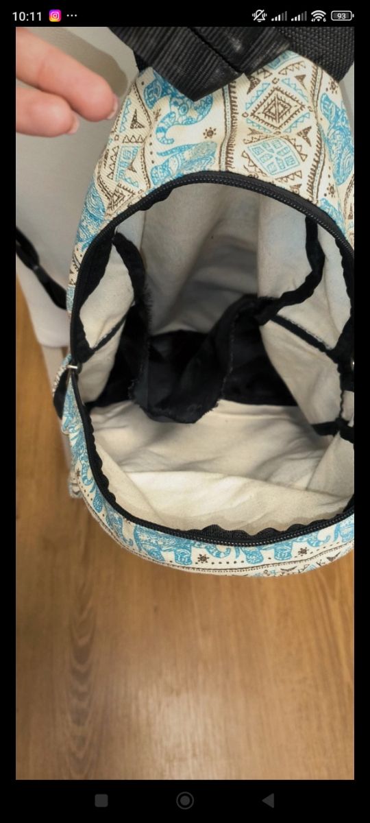 Mochila motivos etnicos