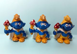 Figura PVC - PITUFOS REYES