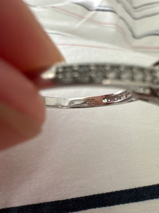 Anillo solitario Swarovski
