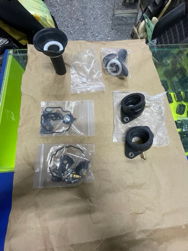 Kit toberas y menbranas catburador virago 535